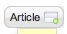 artical_button Creating an internal link in an article