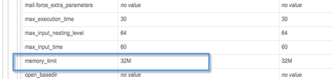 memory_limt How to change a websites php memory_limit