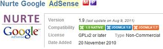 nurte_google How to add adsense to joomla 1.7 articles with nurte google adsense
