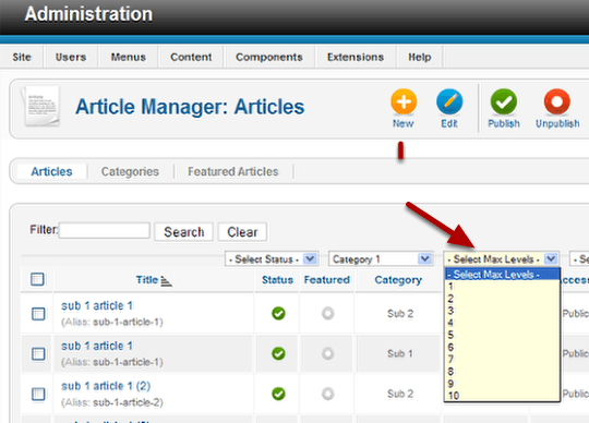 tutuploadstutuploadstutuploads3. category filtering on content can now include subcateg